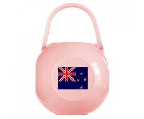 Boîte à sucette Drapeau Nouvelle-Zélande de couleur Rose