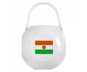 Boîte à sucette Drapeau Niger de couleur Blanche