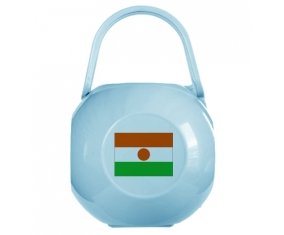 Boîte à sucette Drapeau Niger de couleur Bleue
