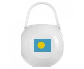 Boîte à sucette Drapeau Palau de couleur Blanche