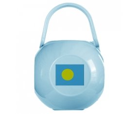 Boîte à sucette Drapeau Palau de couleur Bleue