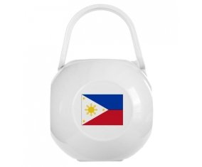 Boîte à tétine Drapeau Philippines de couleur Blanche
