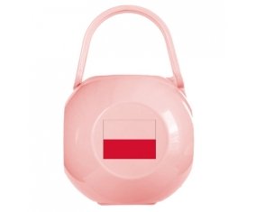 Boîte à sucette Drapeau Pologne de couleur Rose