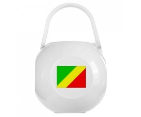 Boîte à sucette Drapeau République du Congo de couleur Blanche