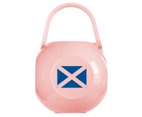 Boîte à sucette Drapeau Écosse de couleur Rose