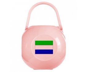 Boîte à sucette Drapeau Sierra Leone de couleur Rose