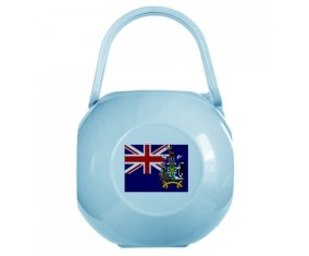 Boîte à sucette Drapeau Géorgie du Sud et les Îles Sandwich du Sud de couleur Bleue
