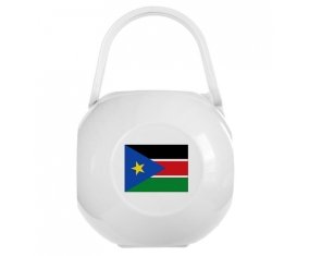 Boîte à sucette Drapeau Soudan du sud de couleur Blanche