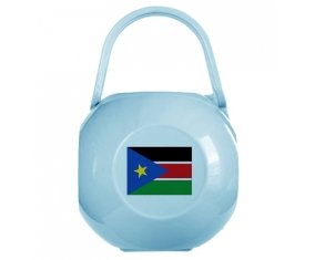 Boîte à sucette Drapeau Soudan du sud de couleur Bleue