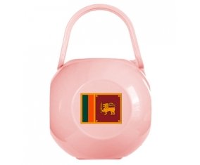 Boîte à sucette Drapeau Sri Lanka Srilanka de couleur Rose