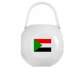Boîte à sucette Drapeau Soudan de couleur Blanche