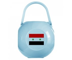 Boîte à sucette Drapeau République arabe syrienne de couleur Bleue