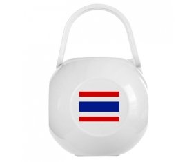 Boîte à sucette Drapeau Thaïlande de couleur Blanche