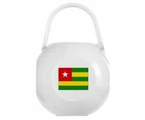 Boîte à sucette Drapeau Togo de couleur Blanche