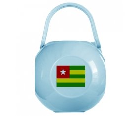 Boîte à sucette Drapeau Togo de couleur Bleue