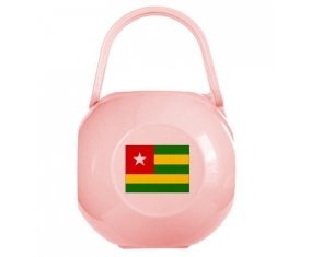 Boîte à sucette Drapeau Togo de couleur Rose