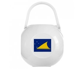 Boîte à tétine Drapeau Tokelau de couleur Blanche
