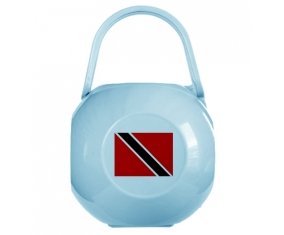 Boîte à tétine Drapeau Trinité-et-Tobago de couleur Bleue