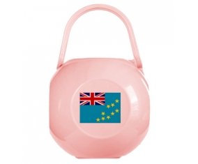 Boîte à sucette Drapeau Tuvalu de couleur Rose