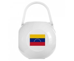 Boîte à sucette Drapeau Venezuela de couleur Blanche
