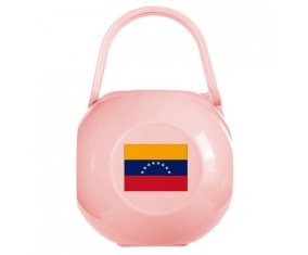 Boîte à sucette Drapeau Venezuela de couleur Rose