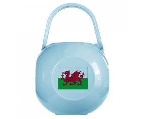 Boîte à sucette Drapeau Pays de Galles de couleur Bleue