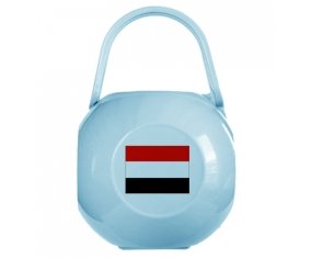 Boîte à sucette Drapeau Yémen de couleur Bleue