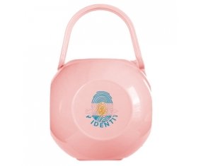Boîte à tétine Empreinte My Identity Argentine de couleur Rose