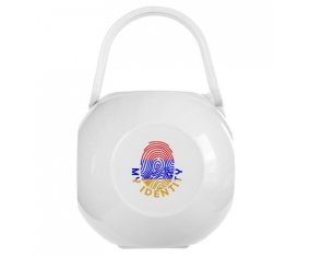 Boîte à sucette Empreinte My Identity Arménie de couleur Blanche