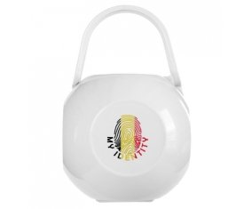 Boîte à sucette Empreinte My Identity Belgique de couleur Blanche