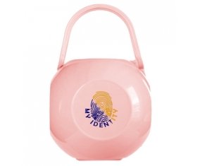 Boîte à tétine Empreinte My Identity Bosnie Herzégovine de couleur Rose