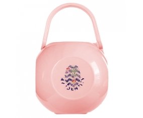 Boîte à tétine Empreinte My Identity Territoire britannique de l'océan Indien de couleur Rose