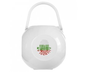 Boîte à tétine Empreinte My Identity Bulgarie de couleur Blanche