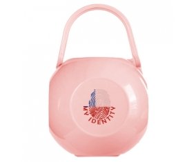 Boîte à tétine Empreinte My Identity Chili de couleur Rose