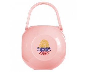 Boîte à tétine Empreinte My Identity Colombie de couleur Rose