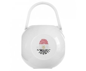 Boîte à tétine Empreinte My Identity Egypte de couleur Blanche