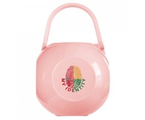 Boîte à tétine Empreinte My Identity Guinée de couleur Rose
