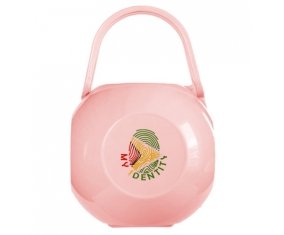 Boîte à tétine Empreinte My Identity Guyane de couleur Rose