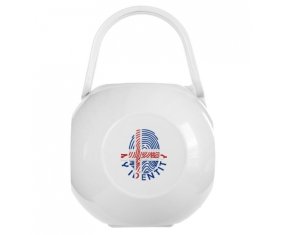 Boîte à sucette Empreinte My Identity Islande de couleur Blanche