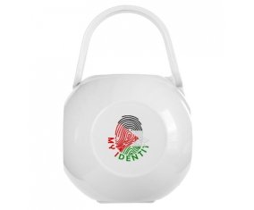 Boîte à tétine Empreinte My Identity Jordan de couleur Blanche