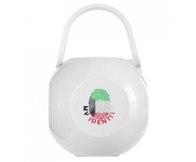Boîte à tétine Empreinte My Identity Koweit de couleur Blanche