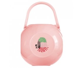 Boîte à tétine Empreinte My Identity Koweit de couleur Rose