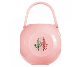 Boîte à tétine Empreinte My Identity Mexique de couleur Rose