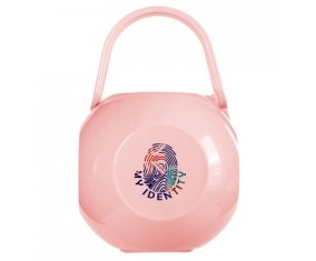 Boîte à tétine Empreinte My Identity Montserrat de couleur Rose