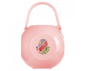 Boîte à tétine Empreinte My Identity Namibie de couleur Rose