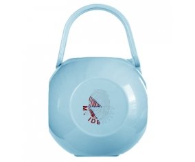 Boîte à tétine Empreinte My Identity Népal de couleur Bleue
