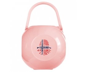 Boîte à tétine Empreinte My Identity Norvège de couleur Rose
