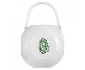 Boîte à tétine Empreinte My Identity Pakistan de couleur Blanche