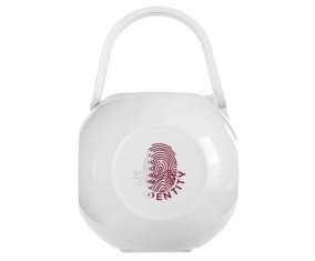 Boîte à tétine Empreinte My Identity Qatar de couleur Blanche