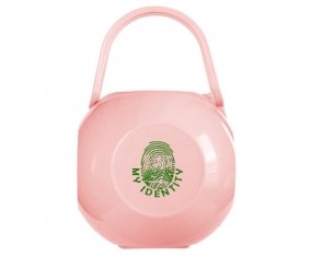 Boîte à tétine Empreinte My Identity Arabie Saoudite de couleur Rose